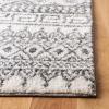 SAFAVIEH Tunisia Collection Area Rug – 5’3″ x 7’7″, Black & Ivory, Moroccan Tribal Design, Non-Shedding & Easy Care, Ideal for High Traffic Areas in Living Room, Bedroom (TUN737Z)(Ivory/Black)