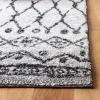 SAFAVIEH Tunisia Collection Area Rug – 5’3″ x 7’7″, Ivory & Black, Moroccan Tribal Design, Non-Shedding & Easy Care, Ideal for High Traffic Areas in Living Room, Bedroom (TUN760A)(Ivory/Black)