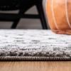 SAFAVIEH Tunisia Collection Area Rug – 5’3″ x 7’7″, Ivory & Black, Moroccan Tribal Design, Non-Shedding & Easy Care, Ideal for High Traffic Areas in Living Room, Bedroom (TUN760A)(Ivory/Black)