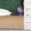 SAFAVIEH Washable Rug Outdoor Atrium Sisal Collection – 5′ x 7’6″, Beige, Non-Shedding & Easy to Clean, Ideal for Patio, Backyard, Mudroom (ATM102B)(Beige)