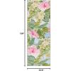 SAFAVIEH Washable Rug Outdoor Barbados Collection – 8′ x 10’5″, Green & Pink, Non-Shedding & Easy to Clean, Ideal for Patio, Backyard, Mudroom (BAR516X)(Green/Pink)