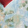 SAFAVIEH Washable Rug Outdoor Barbados Collection – 8′ x 10’5″, Light Blue & Green, Non-Shedding & Easy to Clean, Ideal for Patio, Backyard, Mudroom (BAR522M)(Light Blue/Green)