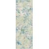 SAFAVIEH Washable Rug Outdoor Barbados Collection – 9’1 x 12’5″, Blue & Ivory, Non-Shedding & Easy to Clean, Ideal for Patio, Backyard, Mudroom (BAR594M)(Blue/Ivory)