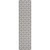 SAFAVIEH Washable Rug Outdoor Beach House Collection – 8′ x 10′, Beige & Cream, Non-Shedding & Easy to Clean, Ideal for Patio, Backyard, Mudroom (BHS127D)(Light Grey/Charcoal)
