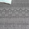 SAFAVIEH Washable Rug Outdoor Beach House Collection – 8′ x 10′, Charcoal & Grey, Non-Shedding & Easy to Clean, Ideal for Patio, Backyard, Mudroom (BHS288H)(Charcoal/Grey)