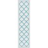 SAFAVIEH Washable Rug Outdoor Bermuda Collection – 8′ x 10′, Ivory & Charcoal, Non-Shedding & Easy to Clean, Ideal for Patio, Backyard, Mudroom (BMU810A)(Beige/Aqua)
