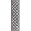 SAFAVIEH Washable Rug Outdoor Bermuda Collection – 8′ x 10′, Ivory & Charcoal, Non-Shedding & Easy to Clean, Ideal for Patio, Backyard, Mudroom (BMU810A)(Grey/Brown)