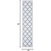 SAFAVIEH Washable Rug Outdoor Bermuda Collection – 8′ x 10′, Ivory & Charcoal, Non-Shedding & Easy to Clean, Ideal for Patio, Backyard, Mudroom (BMU810A)(Ivory/Charcoal)