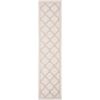 SAFAVIEH Washable Rug Outdoor Bermuda Collection – 8′ x 10′, Ivory & Charcoal, Non-Shedding & Easy to Clean, Ideal for Patio, Backyard, Mudroom (BMU810A)(Ivory/Beige)