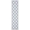 SAFAVIEH Washable Rug Outdoor Bermuda Collection – 8′ x 10′, Ivory & Charcoal, Non-Shedding & Easy to Clean, Ideal for Patio, Backyard, Mudroom (BMU810A)(Ivory/Charcoal)