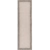 SAFAVIEH Washable Rug Outdoor Braided Collection – 5′ x 8′, Ivory & Aqua, Handmade & Reversible, Non-Shedding & Easy to Clean, Ideal for Patio, Backyard, Mudroom (BRA283J)(Ivory/Grey)