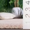 SAFAVIEH Washable Rug Outdoor Braided Collection – 5′ x 8′, Ivory & Aqua, Handmade & Reversible, Non-Shedding & Easy to Clean, Ideal for Patio, Backyard, Mudroom (BRA283J)(Ivory/Beige)