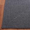SAFAVIEH Washable Rug Outdoor Braided Collection – 8′ x 10′, Grey & Ivory, Handmade & Reversible, Non-Shedding & Easy to Clean, Ideal for Patio, Backyard, Mudroom (BRA201F)(Black)