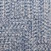 SAFAVIEH Washable Rug Outdoor Braided Collection – 8′ x 10′, Grey & Ivory, Handmade & Reversible, Non-Shedding & Easy to Clean, Ideal for Patio, Backyard, Mudroom (BRA201F)(Dark Blue/Ivory)