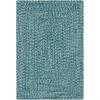SAFAVIEH Washable Rug Outdoor Braided Collection – 8′ x 10′, Grey & Ivory, Handmade & Reversible, Non-Shedding & Easy to Clean, Ideal for Patio, Backyard, Mudroom (BRA201F)(Teal/Green)