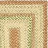 SAFAVIEH Washable Rug Outdoor Braided Collection – 8′ x 10′, Rust & Multi, Handmade & Reversible, Non-Shedding & Easy to Clean, Ideal for Patio, Backyard, Mudroom (BRD303A)(Rust/Multi)