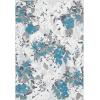 SAFAVIEH Washable Rug Outdoor Cabana Collection – 8′ x 10′, Beige & Blue, Non-Shedding & Easy to Clean, Ideal for Patio, Backyard, Mudroom (CBN674B)(Beige/Blue)