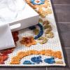 SAFAVIEH Washable Rug Outdoor Cabana Collection – 8′ x 10′, Cream & Navy, Non-Shedding & Easy to Clean, Ideal for Patio, Backyard, Mudroom (CBN887A)(Cream/Navy)