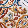 SAFAVIEH Washable Rug Outdoor Cabana Collection – 8′ x 10′, Cream & Navy, Non-Shedding & Easy to Clean, Ideal for Patio, Backyard, Mudroom (CBN887A)(Cream/Navy)