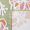 SAFAVIEH Washable Rug Outdoor Cabana Collection – 8′ x 10′, Green & Pink, Non-Shedding & Easy to Clean, Ideal for Patio, Backyard, Mudroom (CBN486Y)(Green/Pink)