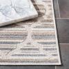 SAFAVIEH Washable Rug Outdoor Cabana Collection – 8′ x 10′, Grey & Ivory, Non-Shedding & Easy to Clean, Ideal for Patio, Backyard, Mudroom (CBN333F)(Grey/Ivory)