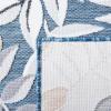 SAFAVIEH Washable Rug Outdoor Cabana Collection – 9′ x 12′, Blue & Grey, Non-Shedding & Easy to Clean, Ideal for Patio, Backyard, Mudroom (CBN405M)(Blue/Grey)