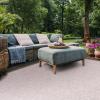 SAFAVIEH Washable Rug Outdoor Courtyard Collection – 10′ x 14′, Grey, Non-Shedding & Easy Cleaning, Ideal for Patio, Backyard, Mudroom (CY8520-36811)(Beige/Beige)