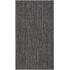 SAFAVIEH Washable Rug Outdoor Courtyard Collection – 10′ x 14′, Grey, Non-Shedding & Easy Cleaning, Ideal for Patio, Backyard, Mudroom (CY8520-36811)(Black/Grey)