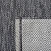 SAFAVIEH Washable Rug Outdoor Courtyard Collection – 10′ x 14′, Grey, Non-Shedding & Easy Cleaning, Ideal for Patio, Backyard, Mudroom (CY8520-36811)(Black/Grey)