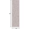 SAFAVIEH Washable Rug Outdoor Courtyard Collection – 10′ x 14′, Grey, Non-Shedding & Easy Cleaning, Ideal for Patio, Backyard, Mudroom (CY8520-36811)(Ivory/Beige Grey)
