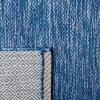 SAFAVIEH Washable Rug Outdoor Courtyard Collection – 10′ x 14′, Grey, Non-Shedding & Easy Cleaning, Ideal for Patio, Backyard, Mudroom (CY8520-36811)(Navy/Navy)