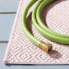 SAFAVIEH Washable Rug Outdoor Courtyard Collection – 10′ x 14′, Grey, Non-Shedding & Easy Cleaning, Ideal for Patio, Backyard, Mudroom (CY8520-36811)(Soft Pink/-)