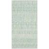 SAFAVIEH Washable Rug Outdoor Courtyard Collection – 5’3″ x 7’7″, Black & Grey, Non-Shedding & Easy Cleaning, Ideal for Patio, Backyard, Mudroom (CY8196-37612)(Beige/Green)