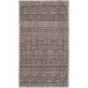 SAFAVIEH Washable Rug Outdoor Courtyard Collection – 5’3″ x 7’7″, Black & Grey, Non-Shedding & Easy Cleaning, Ideal for Patio, Backyard, Mudroom (CY8196-37612)(Grey/Brown)