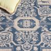 SAFAVIEH Washable Rug Outdoor Courtyard Collection – 8′ x 10′, Beige & Blue, Non-Shedding & Easy Cleaning, Ideal for Patio, Backyard, Mudroom (CYS6000-233)(Beige/Blue)