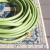 SAFAVIEH Washable Rug Outdoor Courtyard Collection – 8′ x 10′, Beige & Blue, Non-Shedding & Easy Cleaning, Ideal for Patio, Backyard, Mudroom (CYS6000-233)(Beige/Blue)