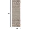 SAFAVIEH Washable Rug Outdoor Courtyard Collection – 8′ x 10′, Beige & Red, Non-Shedding & Easy Cleaning, Ideal for Patio, Backyard, Mudroom, DIning Space (CY6235-23812)(Beige/Black)
