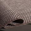 SAFAVIEH Washable Rug Outdoor Courtyard Collection – 8′ x 10′ Scallop, Natural & Black, Non-Shedding & Easy Cleaning, Ideal for Patio, Backyard, Mudroom (CY8521-37312)