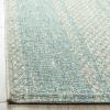 SAFAVIEH Washable Rug Outdoor Courtyard Collection – 8′ x 11′, Light Grey & Blue, Non-Shedding & Easy Cleaning, Ideal for Patio, Backyard, Mudroom (CY8736-36812)(Light Grey/Aqua)