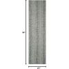 SAFAVIEH Washable Rug Outdoor Courtyard Collection – 8′ x 11′, Light Grey & Blue, Non-Shedding & Easy Cleaning, Ideal for Patio, Backyard, Mudroom (CY8736-36812)(Light Grey/Teal)