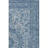 SAFAVIEH Washable Rug Outdoor Courtyard Collection – 8′ x 11′, Navy & Grey, Non-Shedding & Easy to Clean, Ideal for Patio, Backyard, Deck, Outdoor Dining, Poolside (CY8334-35821)(Navy/Grey)
