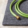SAFAVIEH Washable Rug Outdoor Micro-Loop Collection – 5′ x 8′, Dark Grey, Handmade, Non-Shedding & Easy to Clean, Ideal for Patio, Backyard, Mudroom (OMP101G)(Dark Grey)