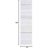SAFAVIEH Washable Rug Outdoor Micro-Loop Collection – 5′ x 8′, Dark Grey, Handmade, Non-Shedding & Easy to Clean, Ideal for Patio, Backyard, Mudroom (OMP101G)(Ivory)
