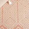 SAFAVIEH Washable Rug Outdoor Milos Collection – 5′ x 7’6″, Turquoise & Ivory, Non-Shedding & Easy to Clean, Ideal for Patio, Backyard, Mudroom (MLO104K)(Rust/Ivory)