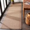 SAFAVIEH Washable Rug Outdoor Sisal All-Weather Collection – 8′ x 10′, Natural, Non-Shedding & Easy to Clean, Ideal for Patio, Backyard, Mudroom (SAW642B)(Natural)