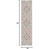 SAFAVIEH Washable Rug Outdoor Sunrise Collection – 8′ x 10′, Grey & Beige Black, Non-Shedding & Easy to Clean, Ideal for Patio, Backyard, Mudroom (SUN696F)(Grey/Beige Black)