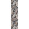 SAFAVIEH Washable Rug Outdoor Sunrise Collection – 8′ x 10′, Ivory & Blue Gold, Non-Shedding & Easy to Clean, Ideal for Patio, Backyard, Mudroom (SUN675A)(Ivory/Grey Black)