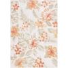 SAFAVIEH Washable Rug Outdoor Sunrise Collection – 8′ x 10′, Ivory & Rust Blue, Non-Shedding & Easy to Clean, Ideal for Patio, Backyard, Mudroom (SUN671C)(Ivory/Rust Sage)