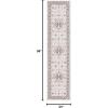 SAFAVIEH Washable Rug Outdoor Sunrise Collection – 8′ x 10′, Ivory & Rust Sage, Non-Shedding & Easy to Clean, Ideal for Patio, Backyard, Mudroom (SUN620A)(Grey/Beige Black)