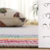 Safavieh Washable Rug Outdoor Braided Collection – 5′ x 8′ Oval, Ivory & Rainbow, Handmade & Reversible, Non-Shedding & Easy to Clean, Ideal for Patio, Backyard, Mudroom (BRD326A)(Ivory/Rainbow)